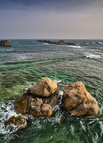 rocks in the ocean Copy